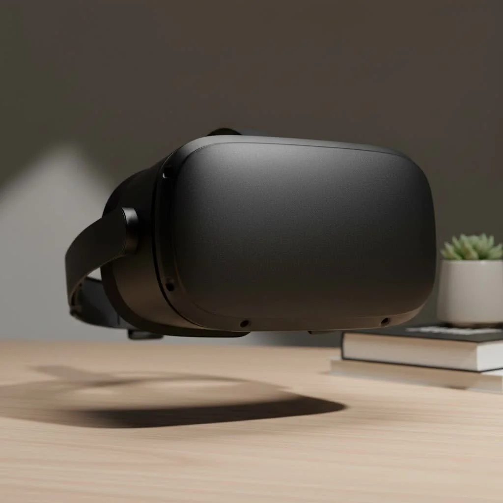 Nintendo Switch console inserted into a VR headset