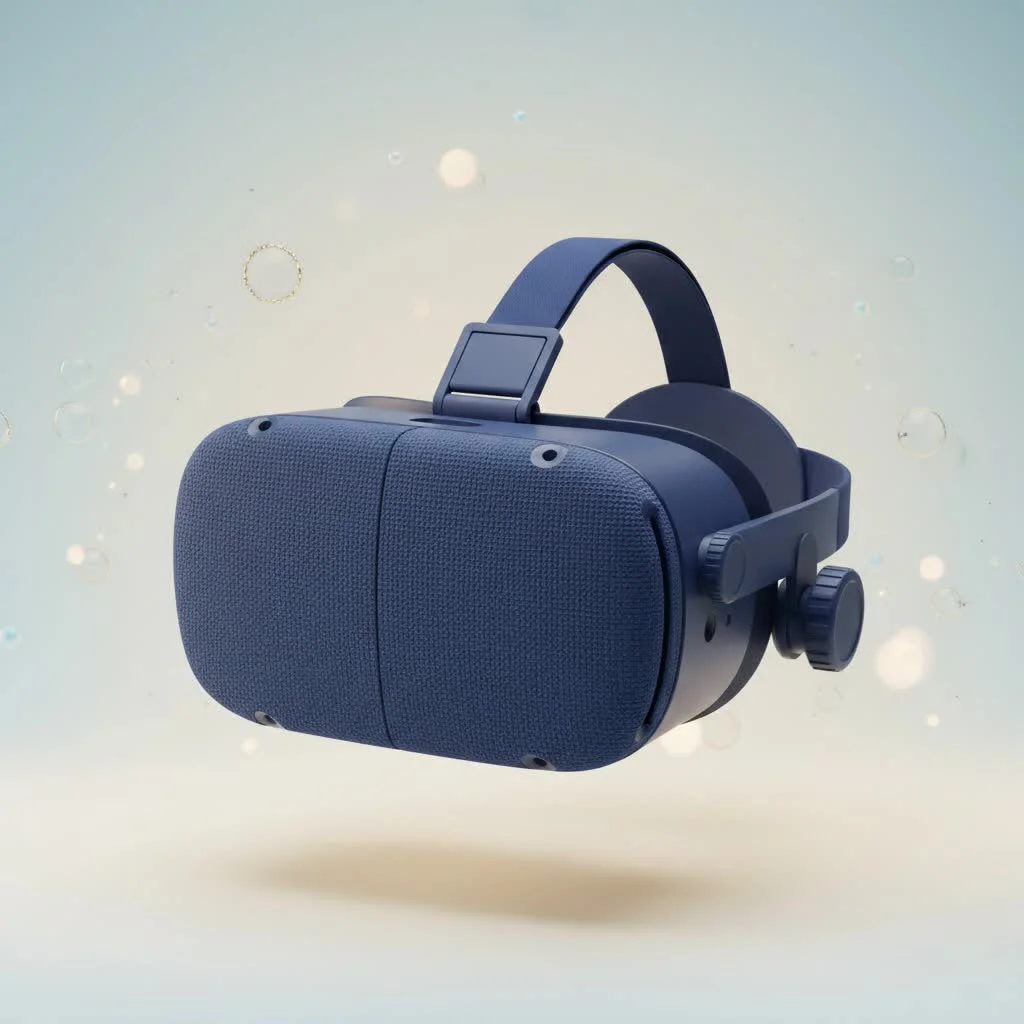 PlayStation VR2 headset and Sense controllers