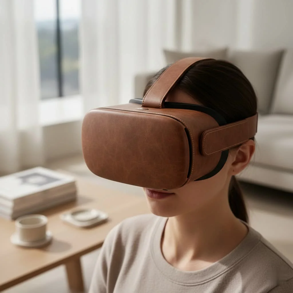 Meta Quest 2 VR headset and controllers on a table